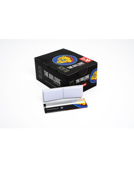 PAPELILLOS THE BULLDOG NEGRO + TIPS 1 1/4 24 UDS