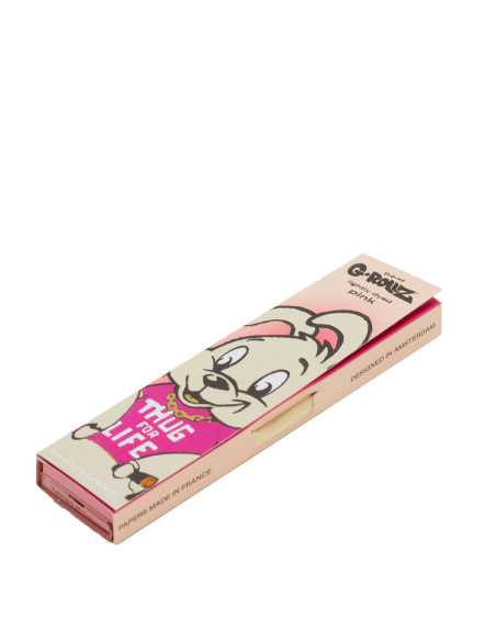 PAPELILLO G-ROLLZ KING SIZE + TIPS BANKSY CONEJO PINK 24 UDS BG35G
