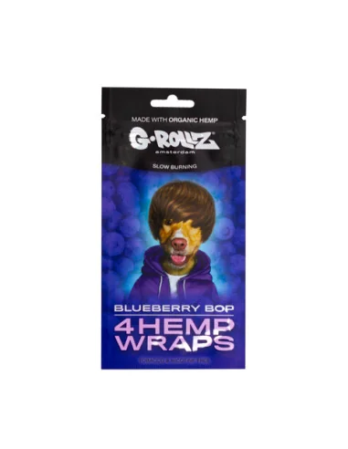 G-ROLLZ HEMPS WRAPS X4 BLUEBERRY 15 UDS PR1516F