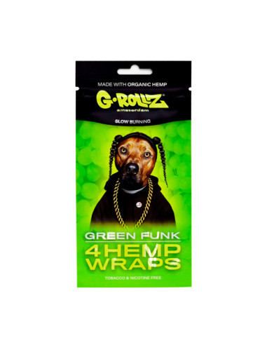G-ROLLZ HEMPS WRAPS X4 GRAPE 15 UDS PR1516D