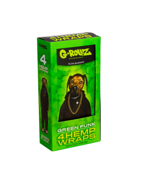G-ROLLZ HEMPS WRAPS X4 GRAPE 15 UDS PR1516D