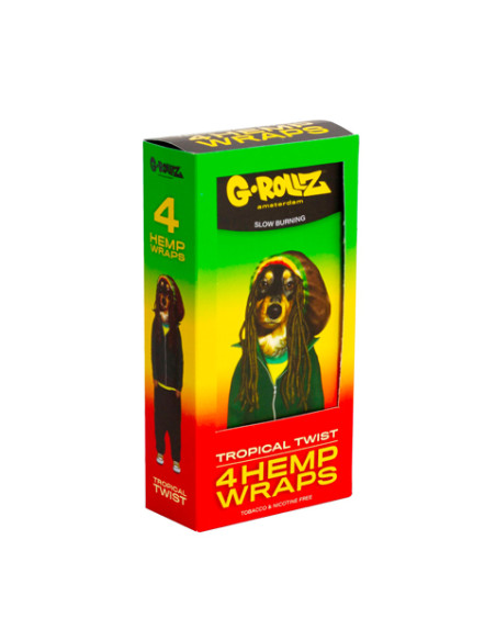 G-ROLLZ HEMPS WRAPS X4 MANGO CAJA 15 UDS PR1516C