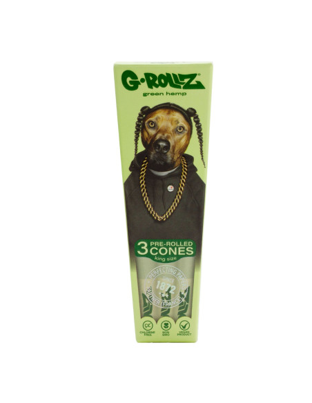 CONOS G-ROLLZ KING SIZE ORGANIC HEMP RAP 24X3 UDS PR1154KB