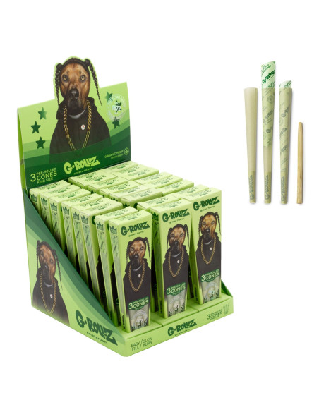 CONOS G-ROLLZ KING SIZE ORGANIC HEMP RAP 24X3 UDS PR1154KB