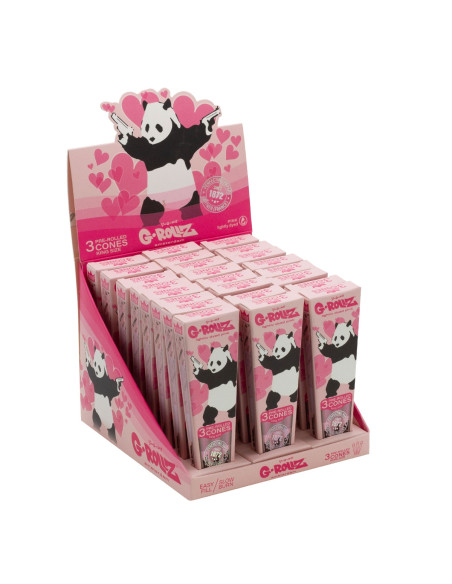 CONOS G-ROLLZ KING SIZE PANDA PINK 24X3 UDS BG1156KB