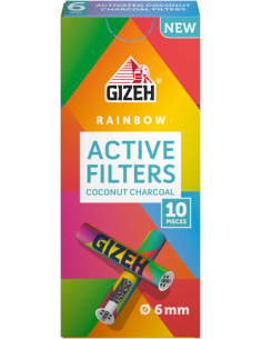 ACTIVE GIZEH FILTER  RAINBOW 20 UDS DE 10 FILTROS 2