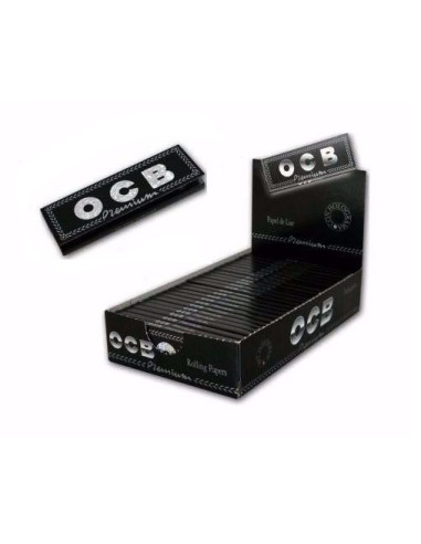 PAPELILLOS OCB NEGRO PREMIUM 1 1/4 25 UDS