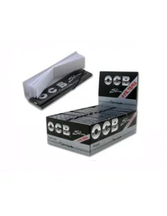 PAPELILLOS OCB NEGRO PREMIUM 1 1/4 + TIPS 24 UDS