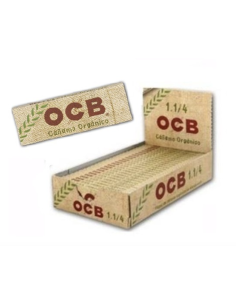 PAPELILLOS OCB CAÑAMO ORGANICO 1 1/4 25 UDS