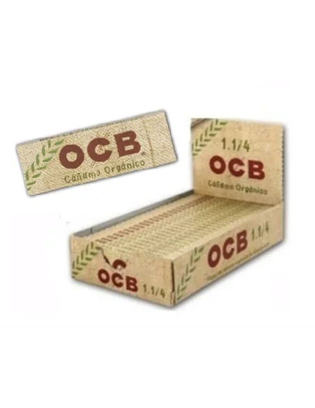 PAPELILLOS OCB CAÑAMO ORGANICO 1 1/4 25 UDS