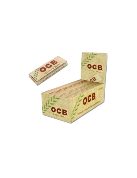 PAPELILLOS OCB CAÑAMO ORGANICO N°1 50 UDS