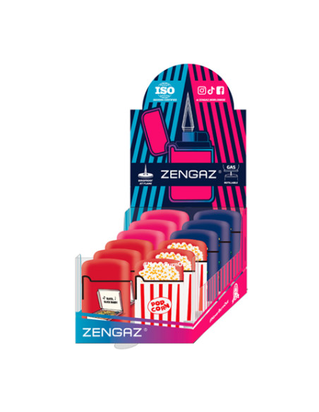 ENCENDEDOR ZENGAZ ZL03 JET FLAME FOODIE 12 UDS