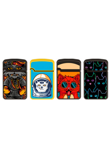 ENCENDEDOR ZENGAZ ZL12 JET FLAME CATS 12 UDS