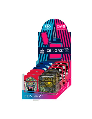 ENCENDEDOR ZENGAZ ZL12 JET FLAME DESING 12 UDS