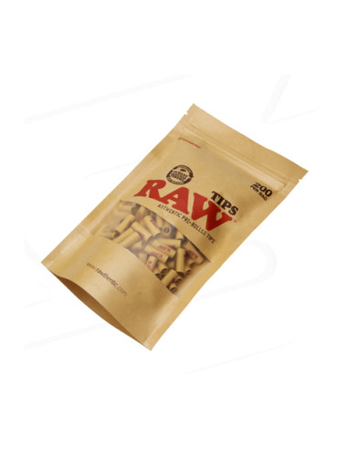 TIPS RAW PREENROLADOS BOLSA 200 UDS