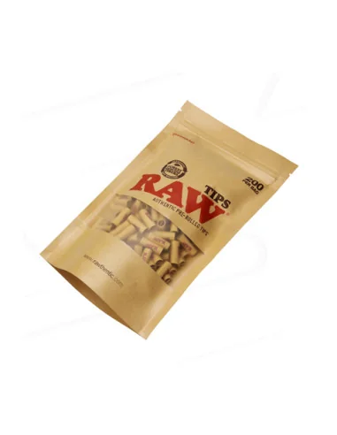 TIPS RAW PREENROLADOS BOLSA 200 UDS
