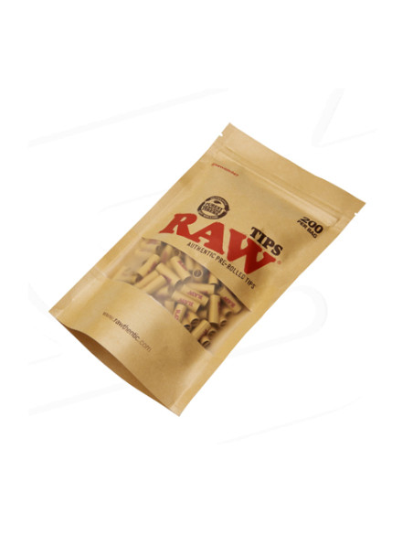 TIPS RAW PREENROLADOS BOLSA 200 UDS