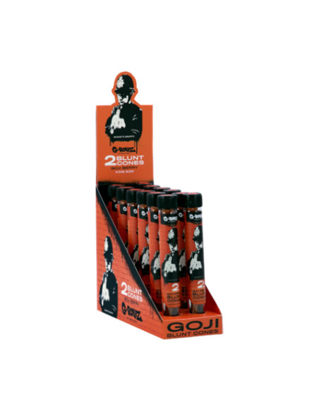 G-ROLLZ TUBO DE VIDRIO CONO BLUNT X2 GOJY BERRY 12 UDS
