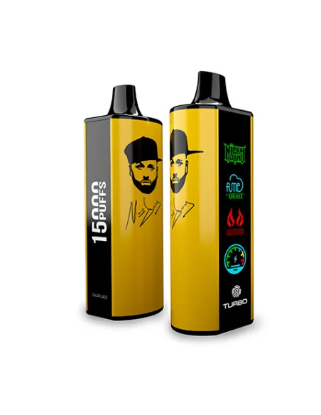 FUME VAPE NICKY JAM BANANA PINNEAPPLE CALOR JUICE 0% NIC 15.000 PUFF