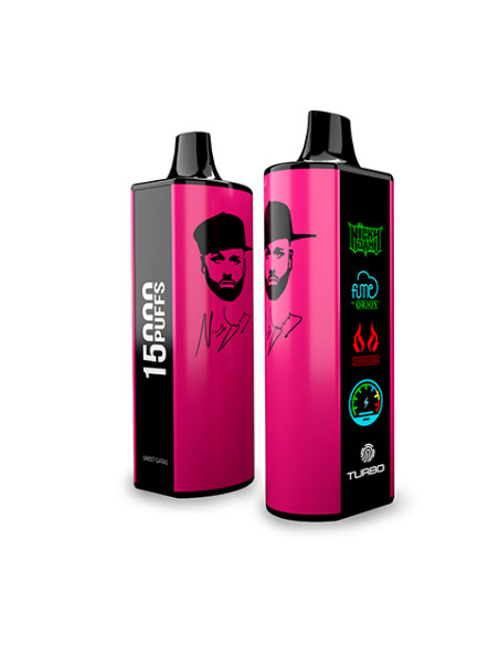 FUME VAPE NICKY JAM STRAWBERRY BANANA SWEET GATAS 0% NIC 15.000 PUFF