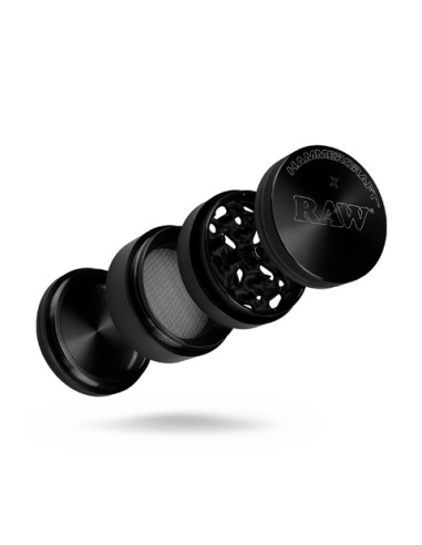 GRINDER RAW BLACK HAMMERCRAFT 4 PARTES 63 MM