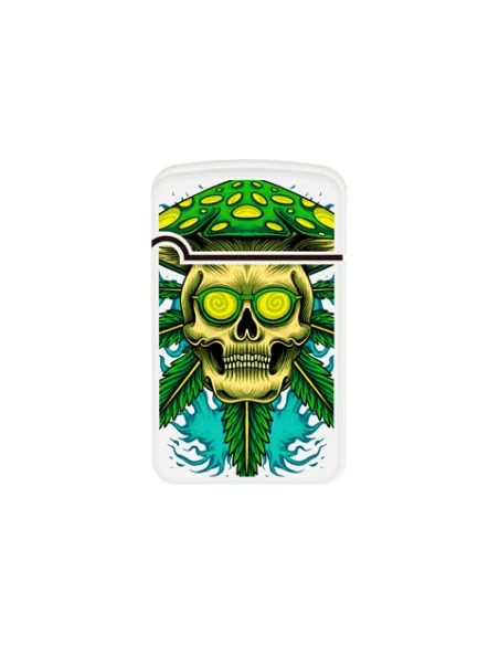 ENCENDEDOR ZENGAZ ZL12 JET FLAME SKULLS 12 UDS