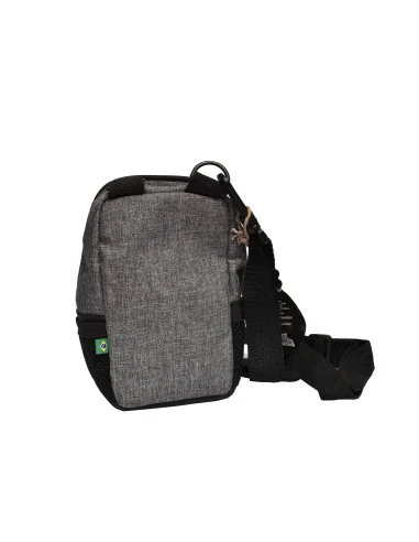 BOLSO PUFF MINI SHOULDER BAG CINZA