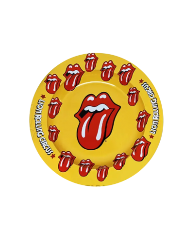 LRC CENICERO ROLLING STONES YELLOW 1 UDS