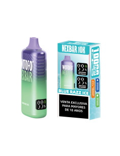 VAPORIZADOR WOTOFO NEXBAR 10K BLUE RAZZ ICE 10000 PUFF