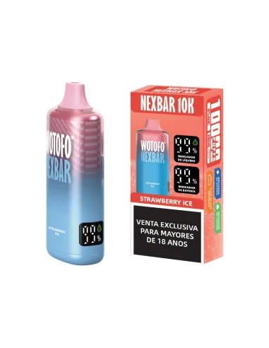 VAPORIZADOR WOTOFO NEXBAR 10K STRAWBERRY ICE...