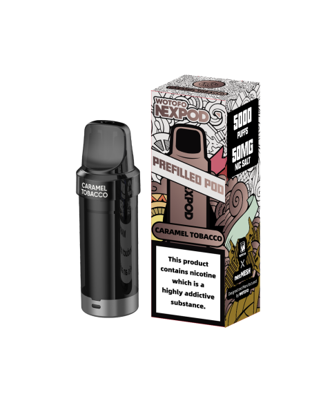 NEXPOD RECARGA CARAMEL TOBACCO 5000 PUFF