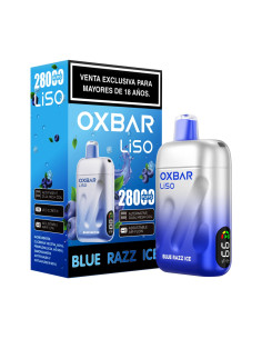 VAPORIZADOR OXBAR LISO BLUE RAZZ ICE 28000 PUFF