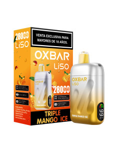 VAPORIZADOR OXBAR LISO TRIPLE MANGO ICE 28000 PUFF