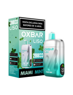 VAPORIZADOR OXBAR LISO MIAMI MINT 28000 PUFF