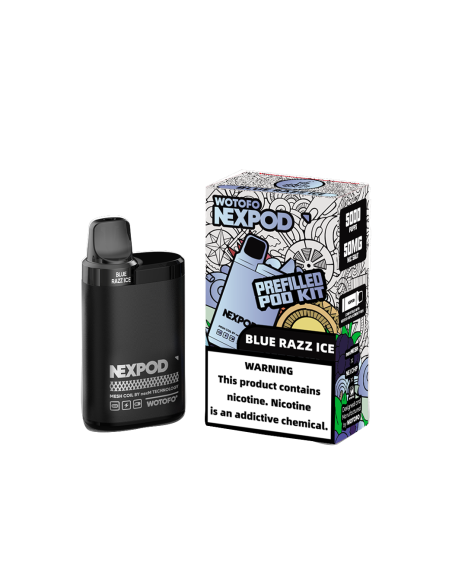 NEXPOD KIT BLUE RAZZ ICE 5000 PUFF