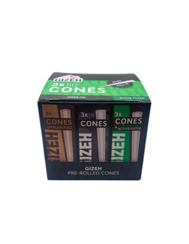 CONOS GIZEH KING SIZE MIXTO 15 UDS