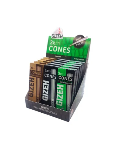 CONOS GIZEH KING SIZE MIXTO 15 UDS