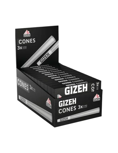 CONOS GIZEH KING SIZE BLACK 24 UDS