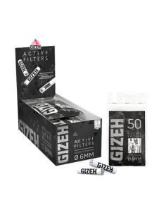 ACTIVE FILTER GIZEH BLACK 6MM 50 FILTROS 10 UDS 2