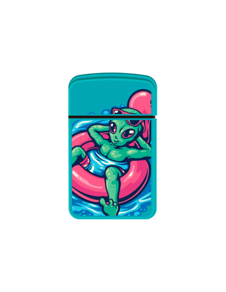 ENCENDEDOR ZENGAZ ZL12 JET FLAME DISENO ALIENS 12 UDS