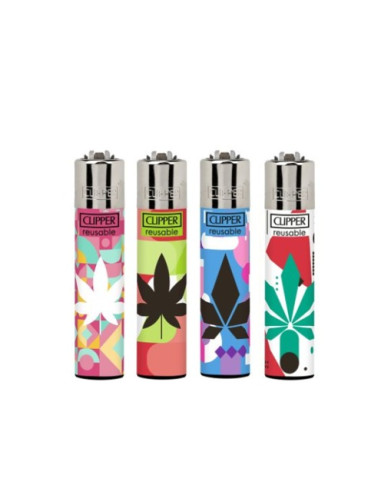 ENCENDEDOR CLIPPER GEOMETRIC LEAVES 24 UDS