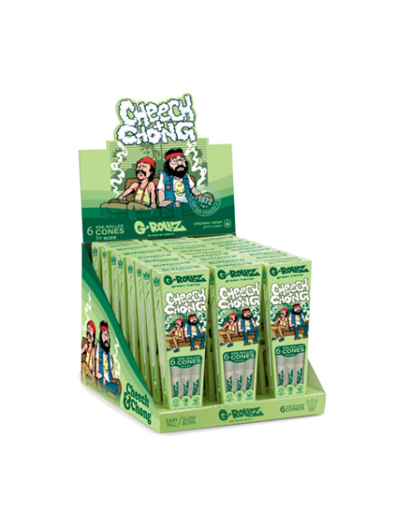 CONOS G-ROLLZ 1 1/4 ORGANIC GREEN HEMP CHEECH & CHONG SOFA 6X24 UDS CC1174QB
