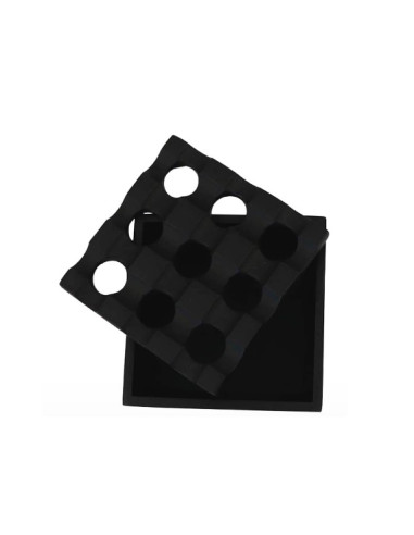 CENICERO RAW METALICO NEGRO ANTI VIENTO REGAL...