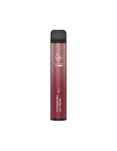 VAPORIZADOR ELFBAR STRAWBERRY ICE CREAM 1500...