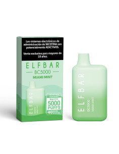 VAPORIZADOR ELFBAR MIAMI MINT 5000 PUFF 4%NIC 2