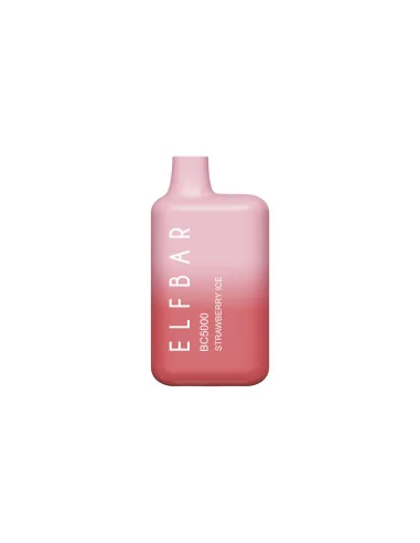 VAPORIZADOR ELFBAR STRAWBERRY ICE 5000 PUFF 4%NIC