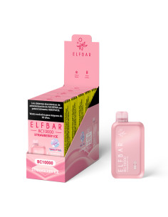 VAPORIZADOR ELFBARS STRAWBERRY ICE 10.000 PUFF 4%NIC 2