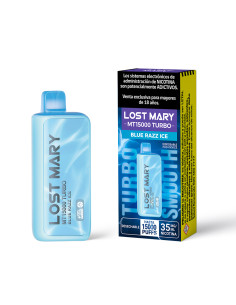 VAPORIZADOR LOST MARY BLUE RAZZ ICE 15000 PUFF 3,5% NIC 2