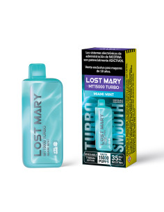 VAPORIZADOR LOST MARY MIAMI MINT 15000 PUFF 3,5% NIC 2