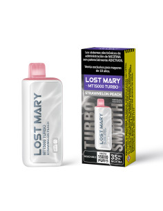 VAPORIZADOR LOST MARY STRAWMELON PEACH 15000 PUFF 3,5% NIC 2